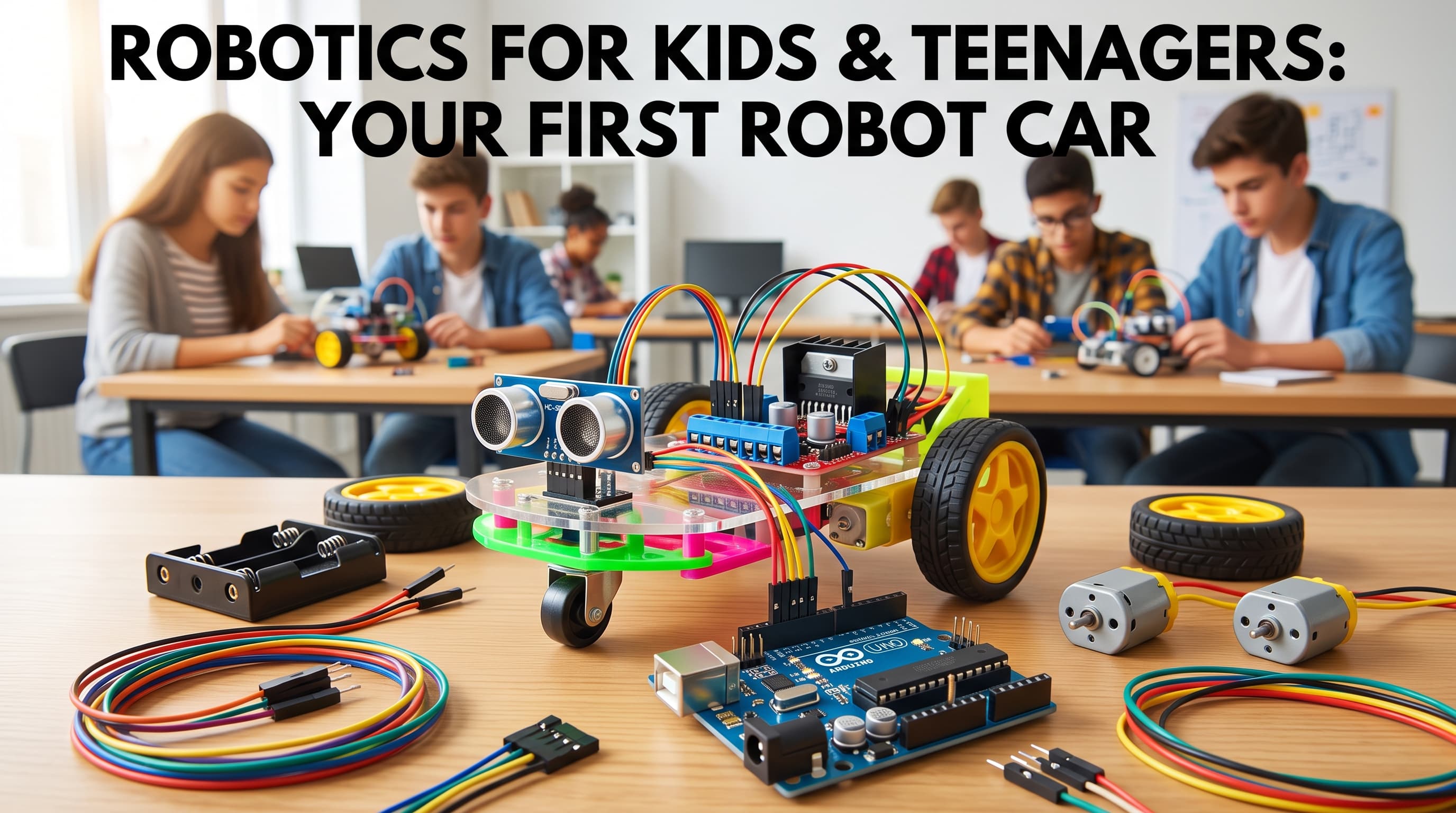 Kendi Engelden Kaçan Robotumuzu Yapıyoruz! (Arduino & L298N)